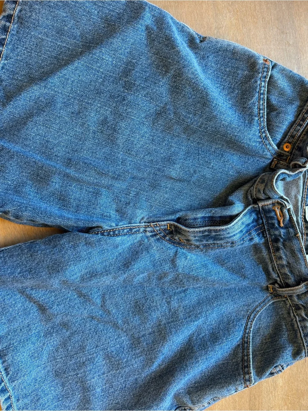 Levi's Blue Denim Jean Shorts